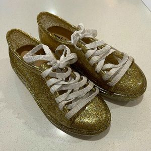 Mel by Melissa Gold Tennis Shoes